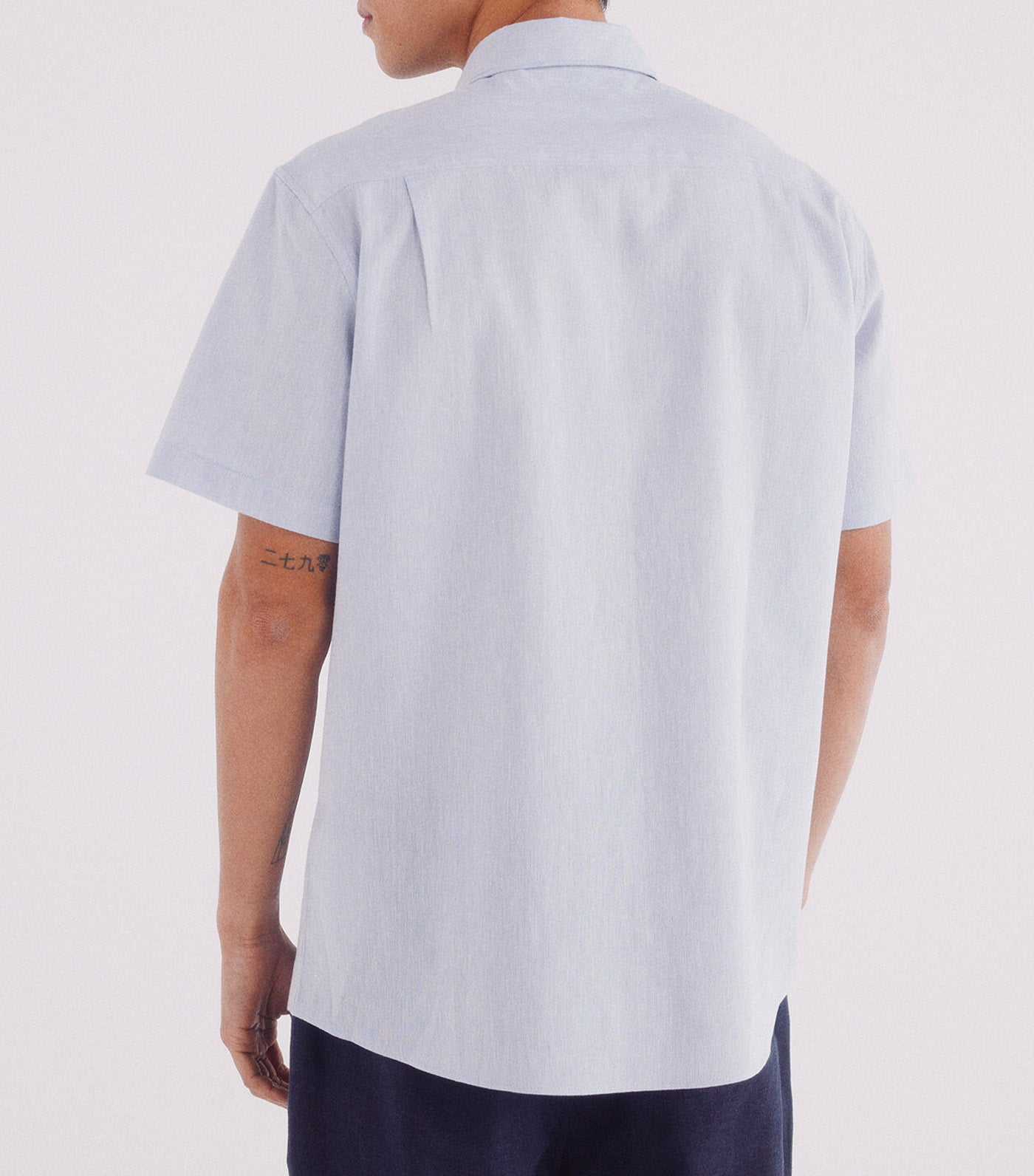 Short-Sleeved Linen Shirt