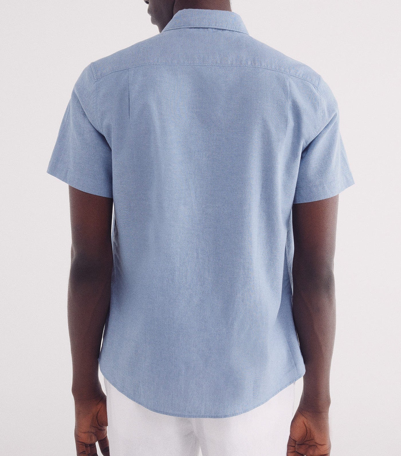 Short-Sleeved Linen Shirt