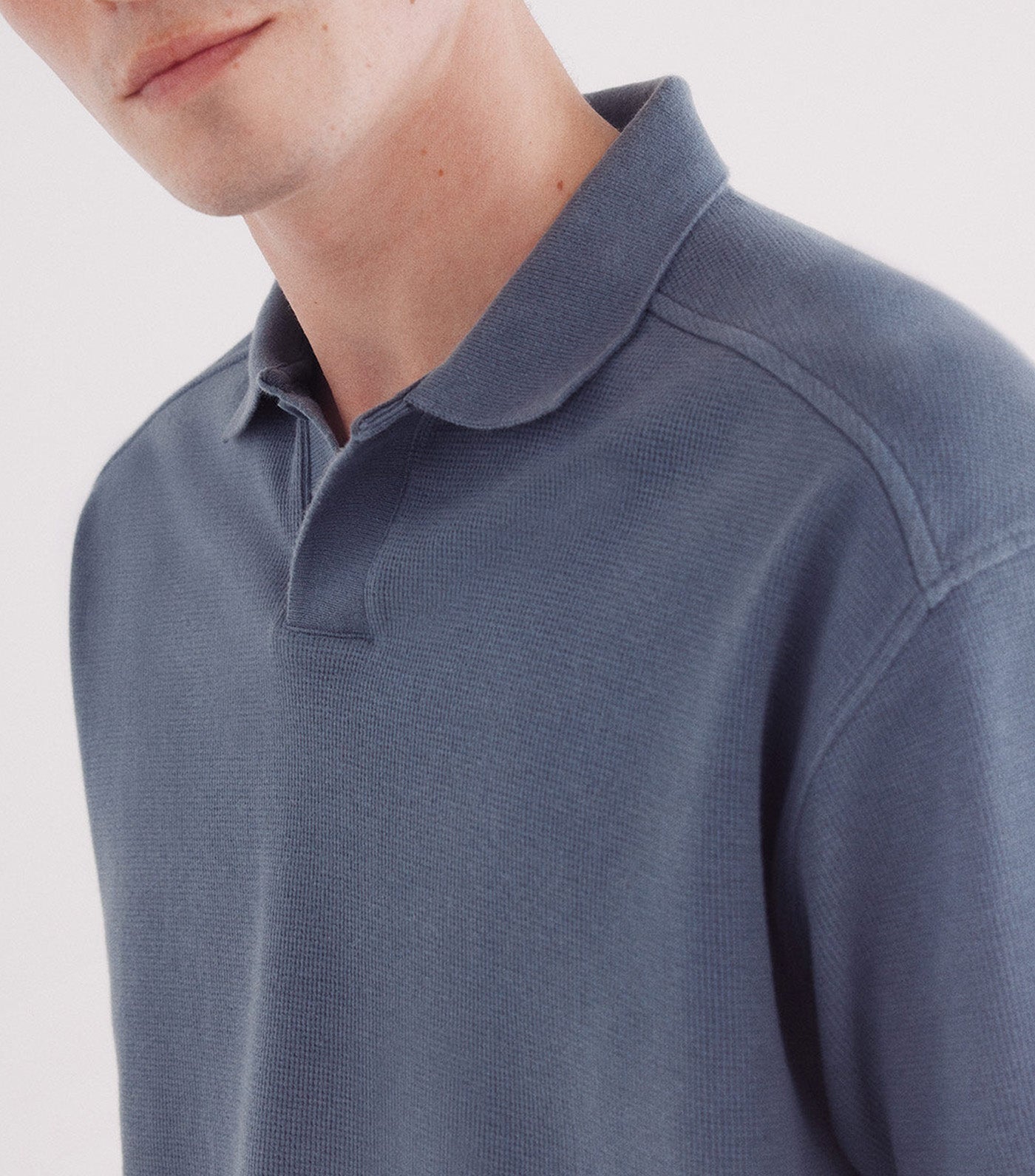 Regular Fit Waffle Structure Polo
