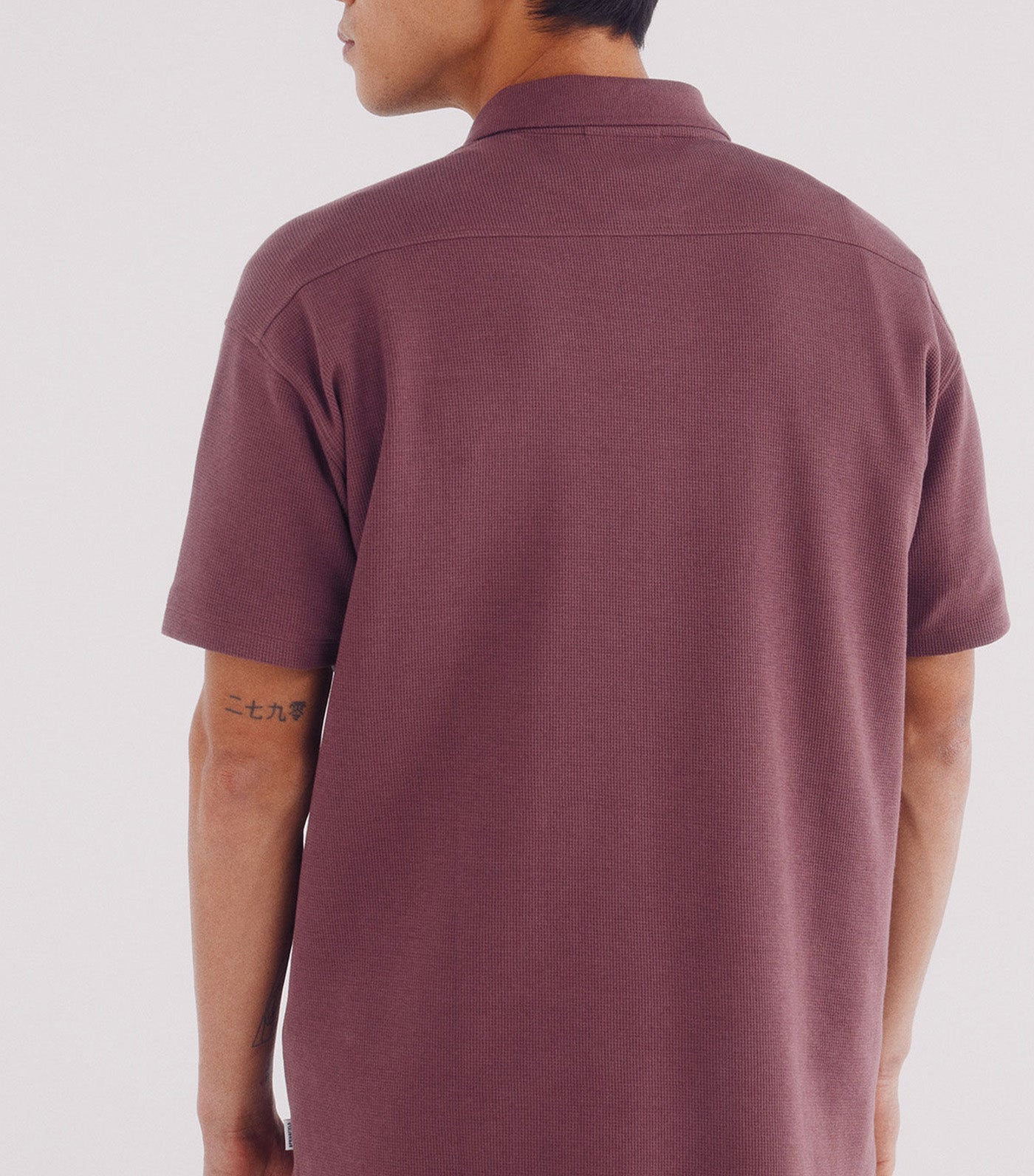 Regular Fit Waffle Structure Polo