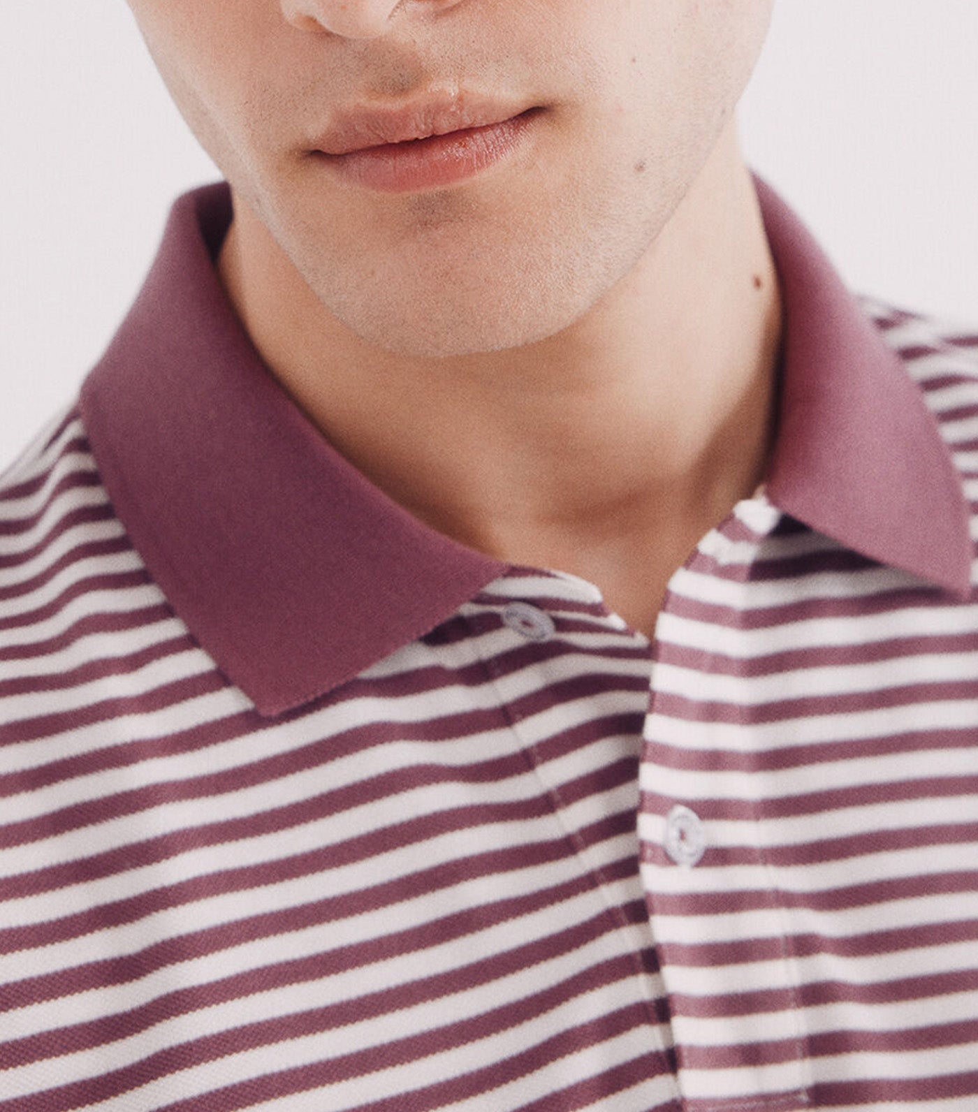 Basic Striped Regular Fit Piqué Polo