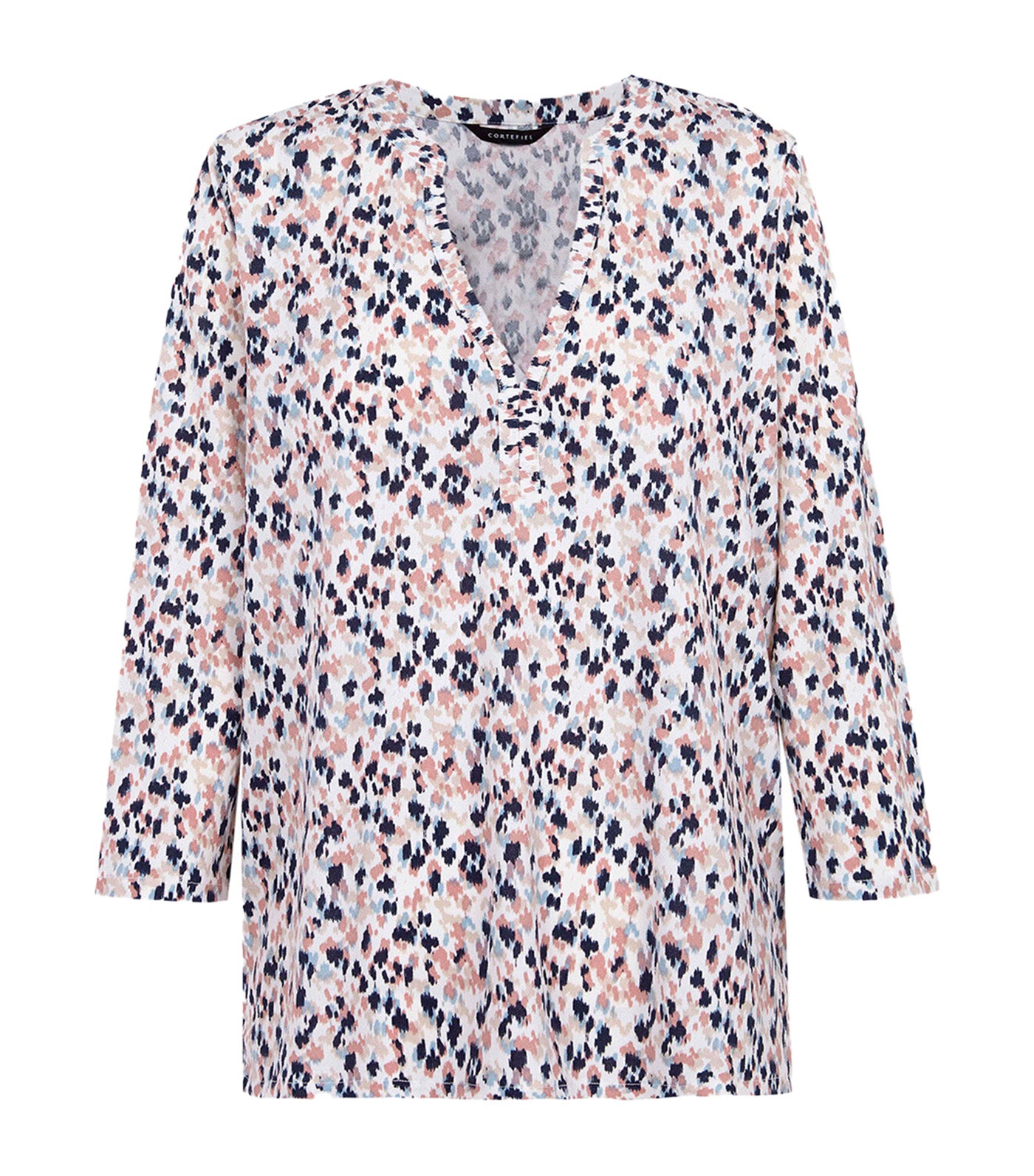 Long Flowy Shirt Navy