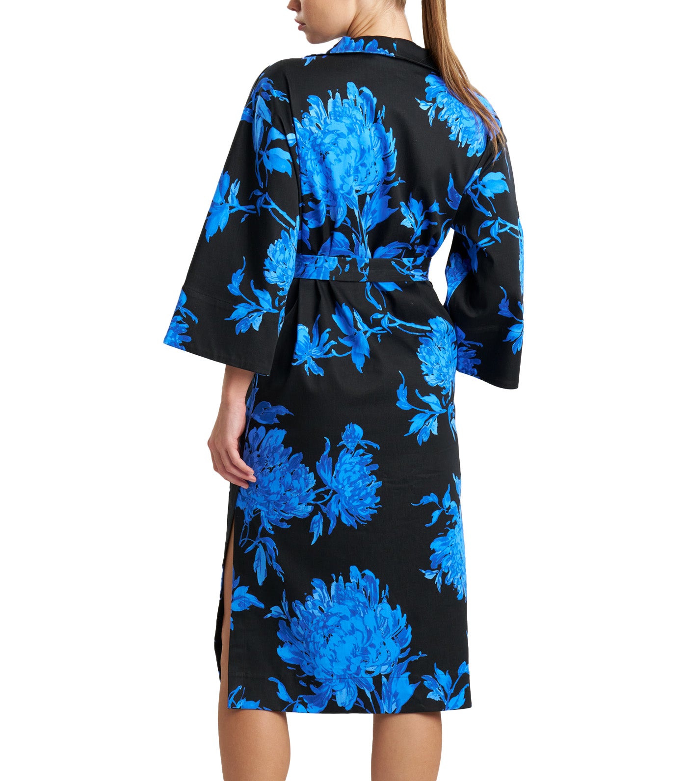 Miyako Printed Cotton Chino Kimono Shirtdress