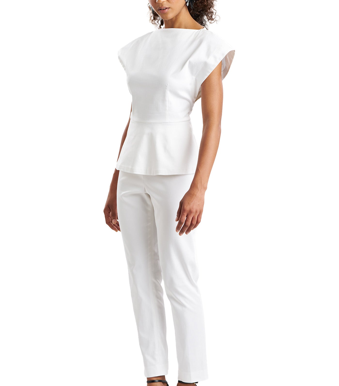 Cotton Chino Top White