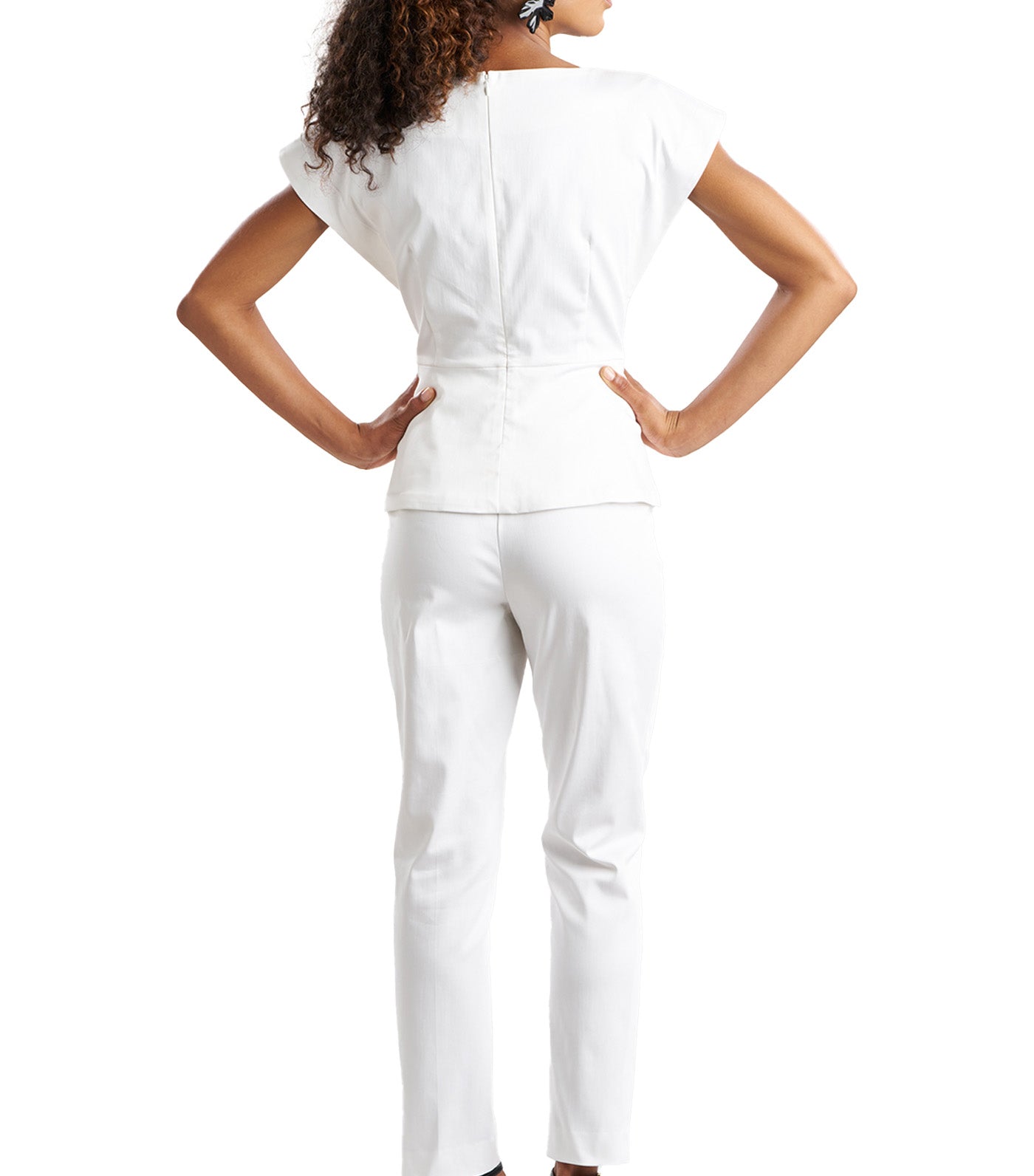 Cotton Chino Top White