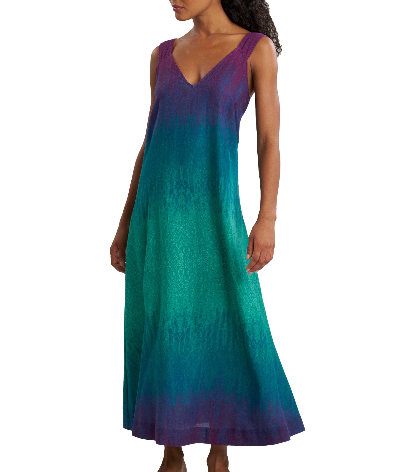 Ombre Maxi Dress Green