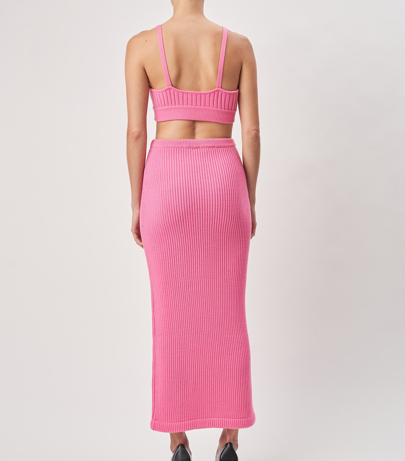 Abigail Knit Top Hot Pink
