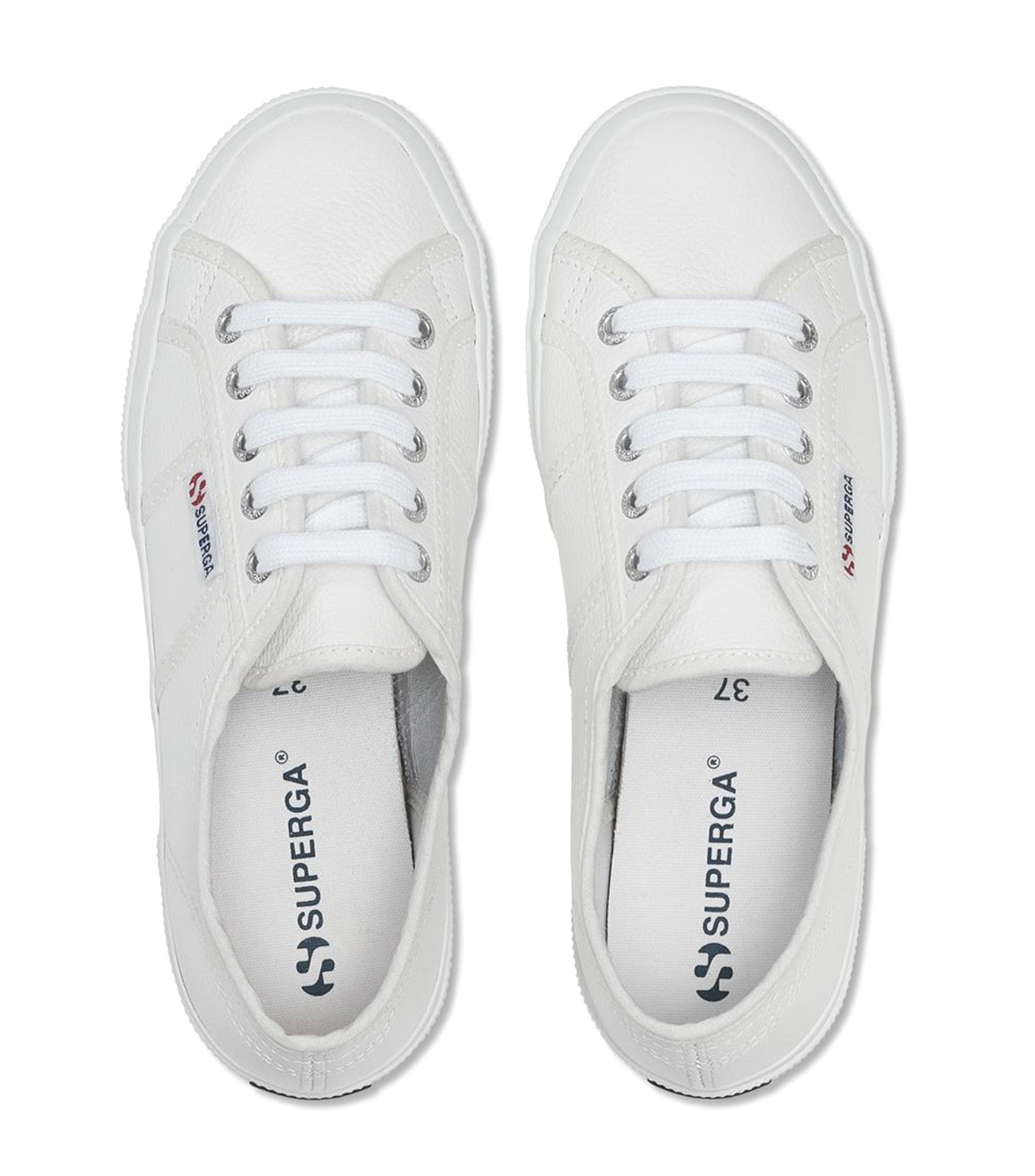 Superga 2750 Tumbled Leather White