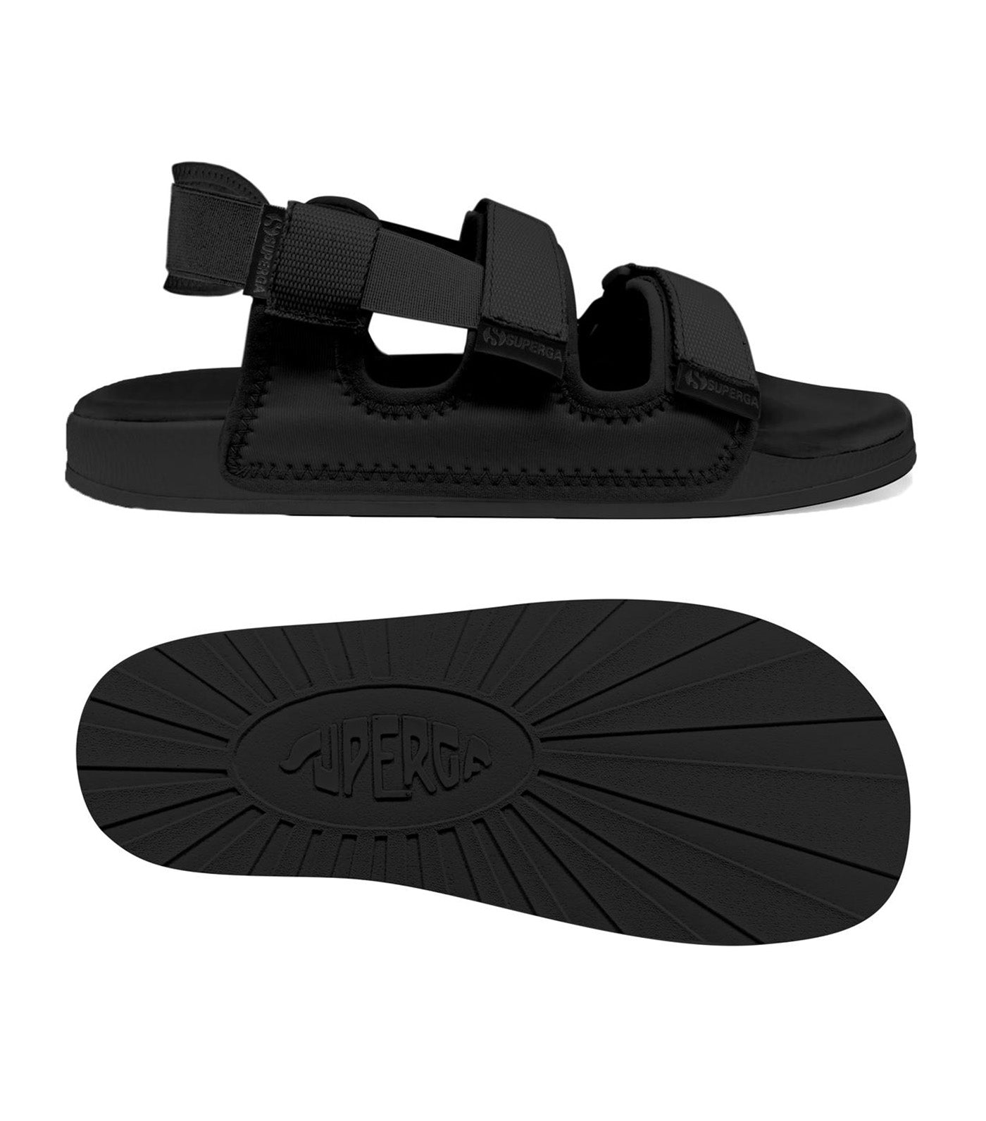 1905 Sport Strap Sandals Black