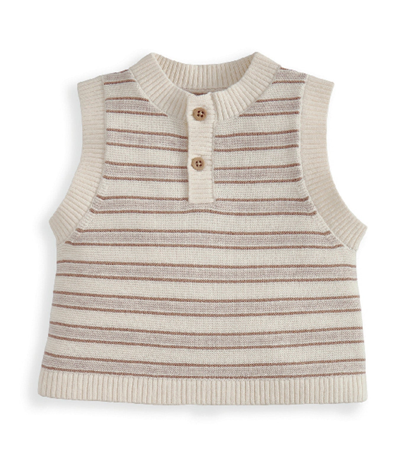 Stripe Knitted Top & Shorts