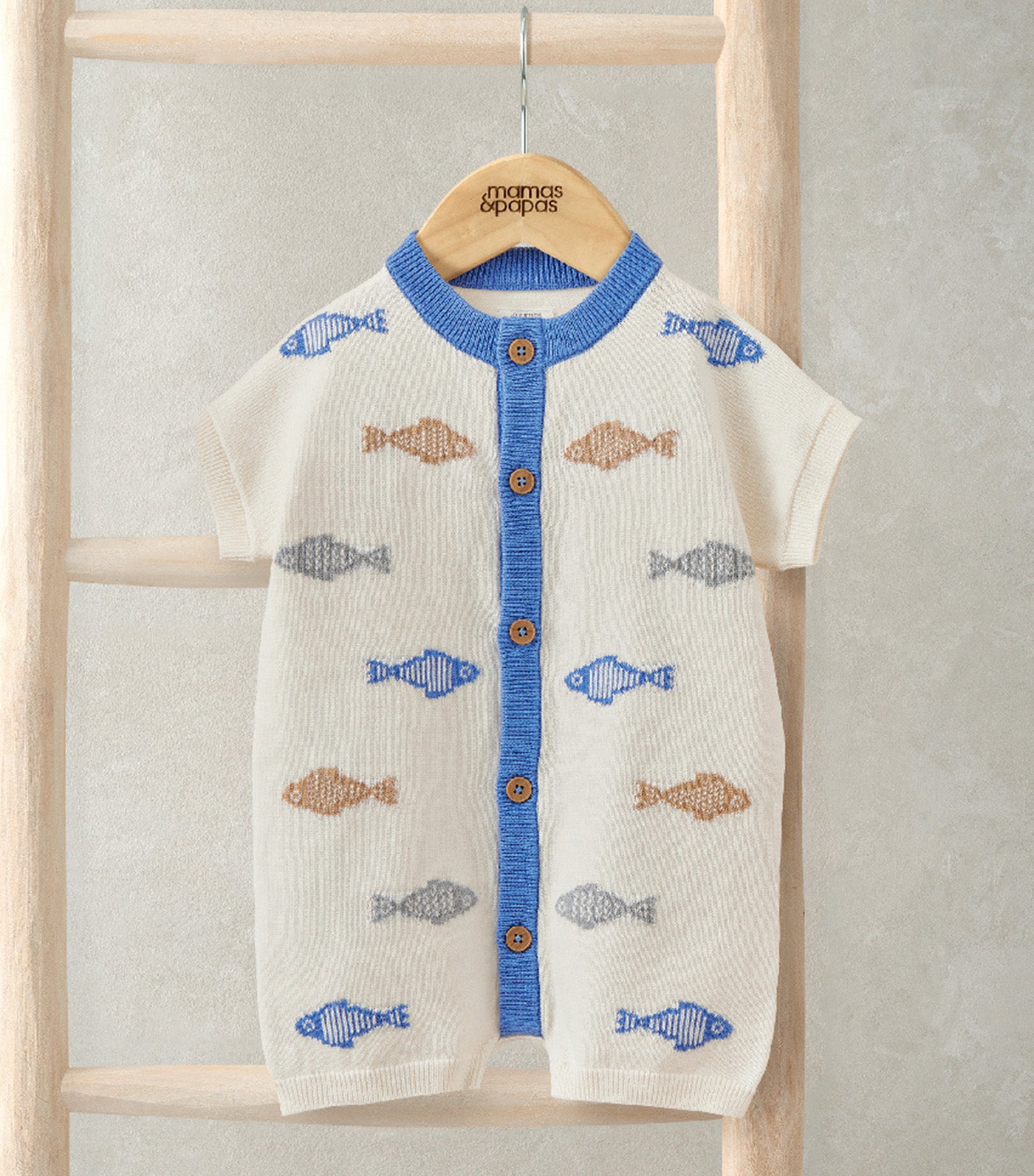 Knitted Romper Cream