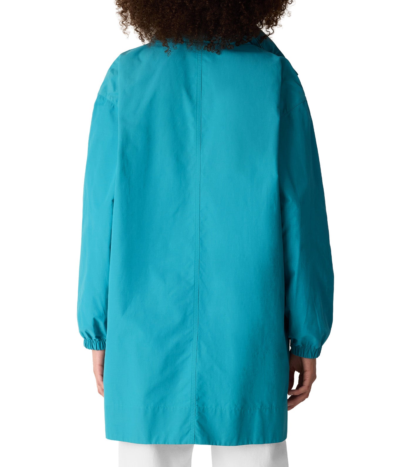 Light Cotton Nylon Stand Collar Coat River