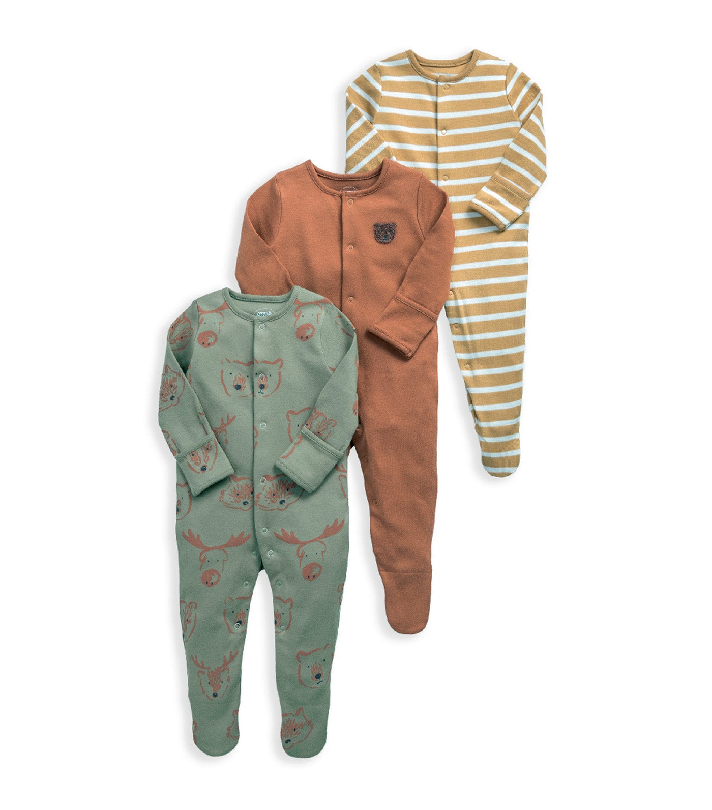 Pack of 3 Sleepsuit