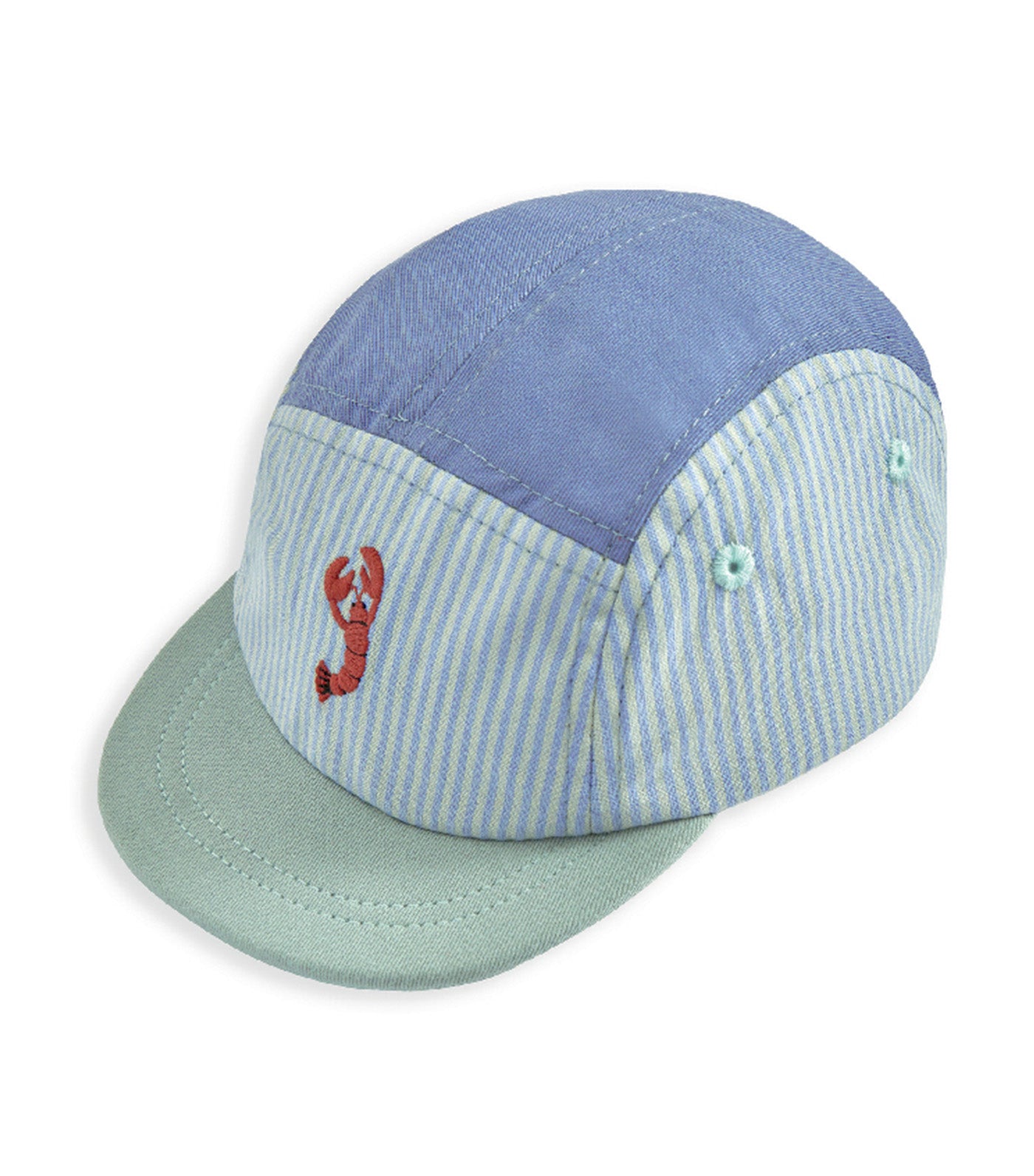 Mamas & Papas Striped Cap Blue
