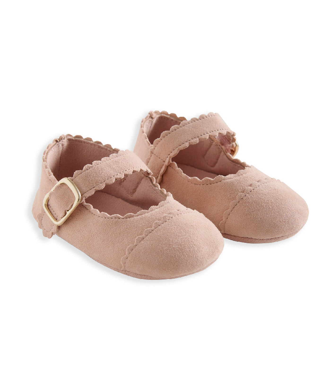 Mamas & Papas Scallop Pram Shoes Pink