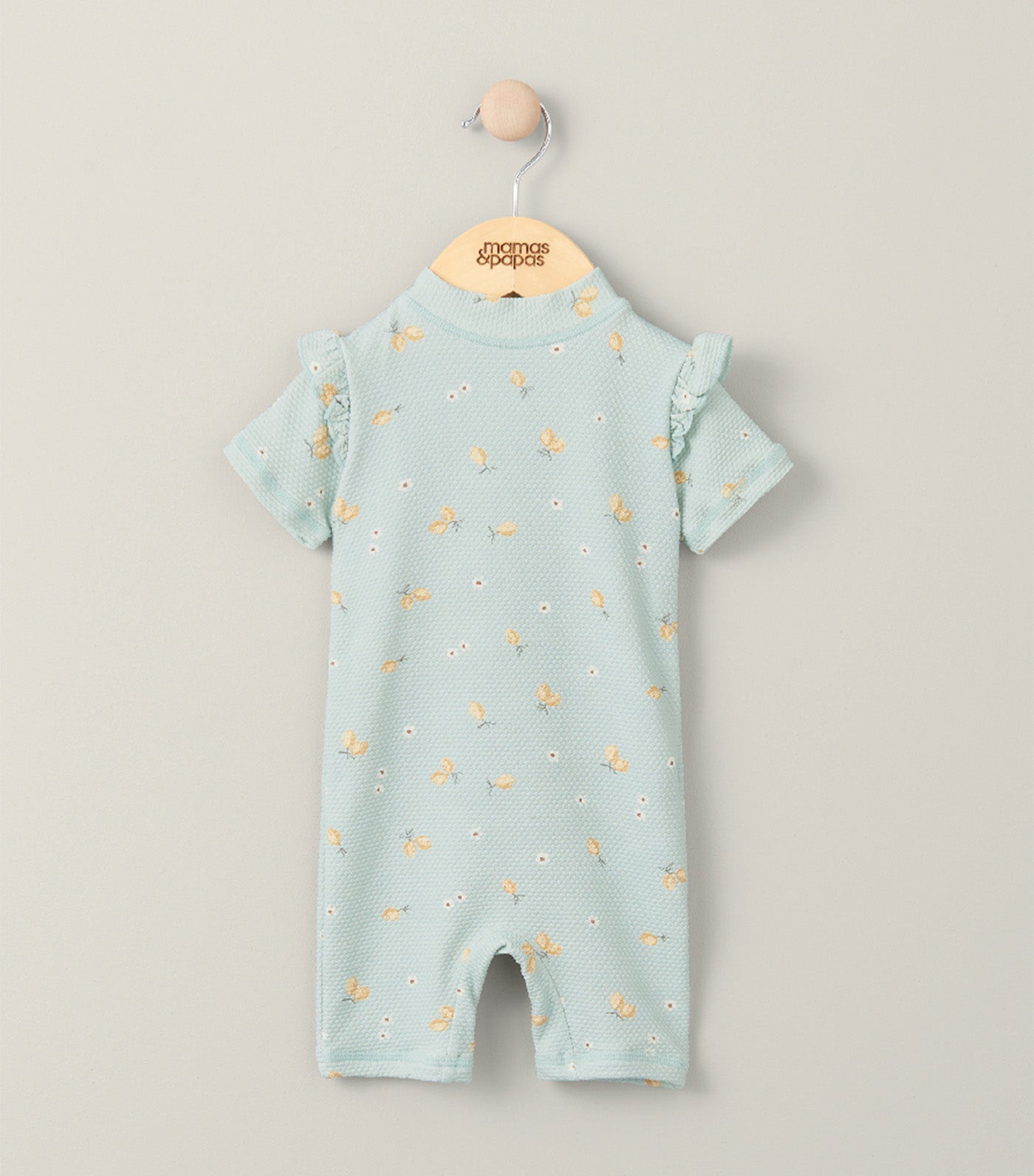 Short Sleeve Rashsuit Swimwear - Lemon