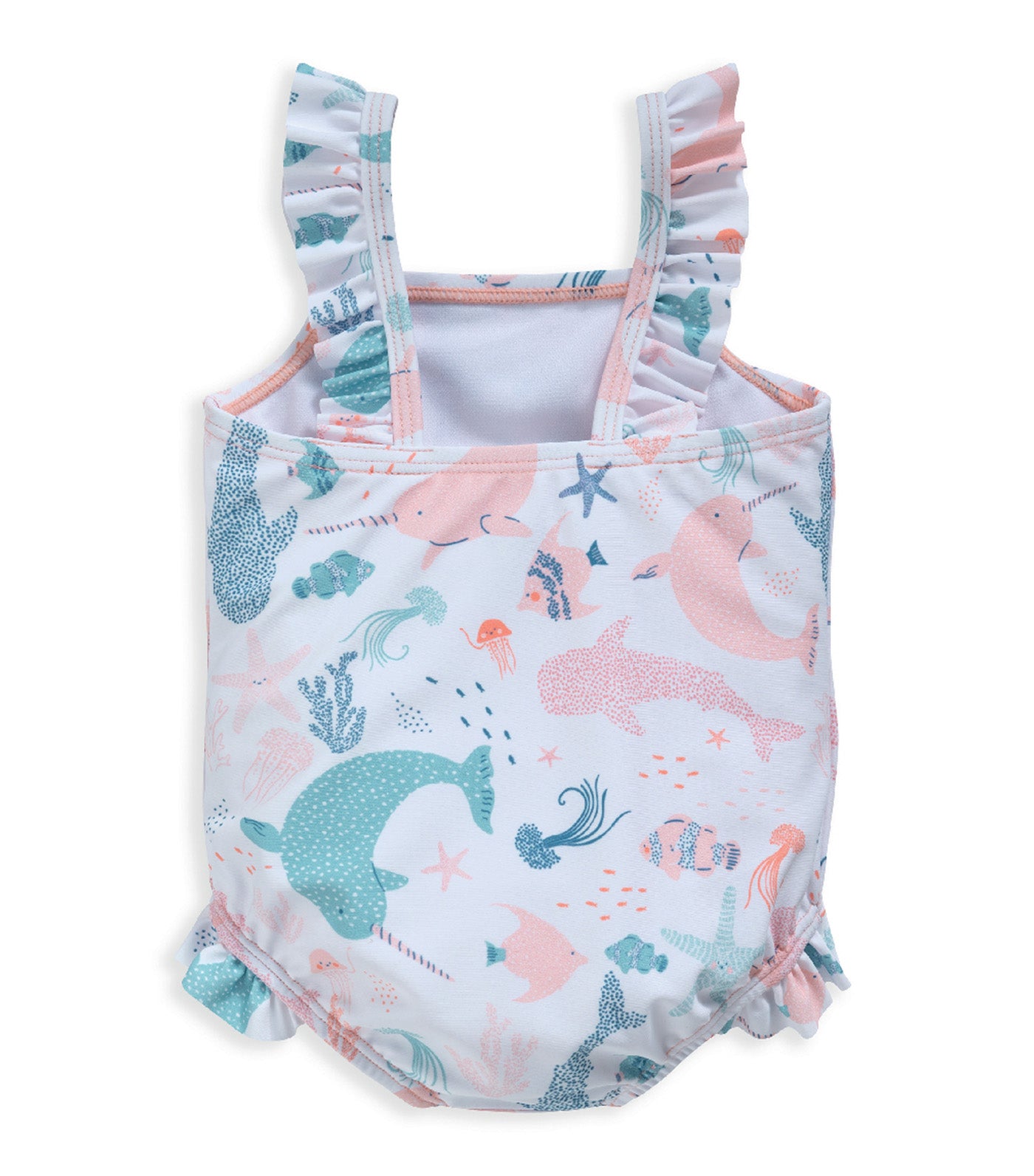 Narwhal All Over Print Swimming Costume