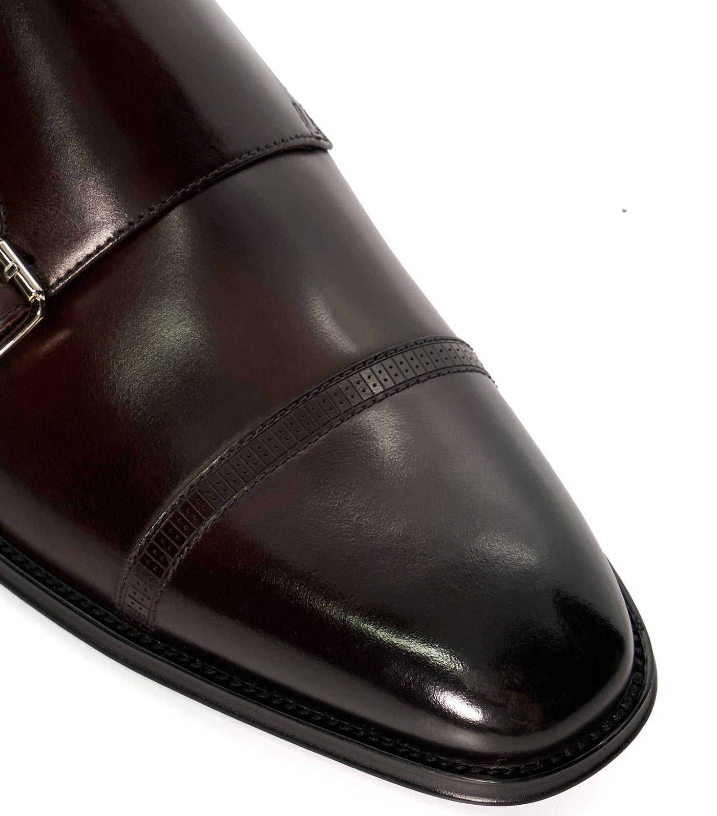 Saloon Laser Toecap Monk Brown