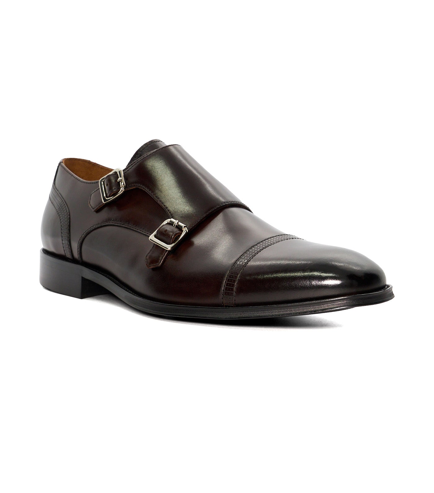 Saloon Laser Toecap Monk Brown