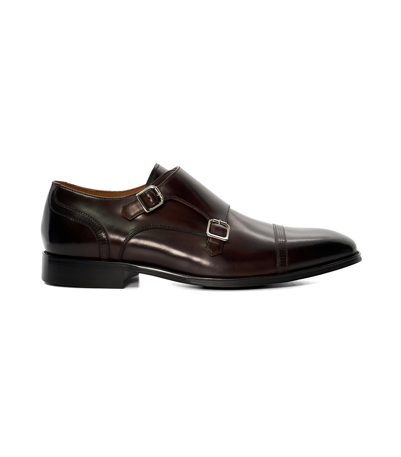 Saloon Laser Toecap Monk Brown