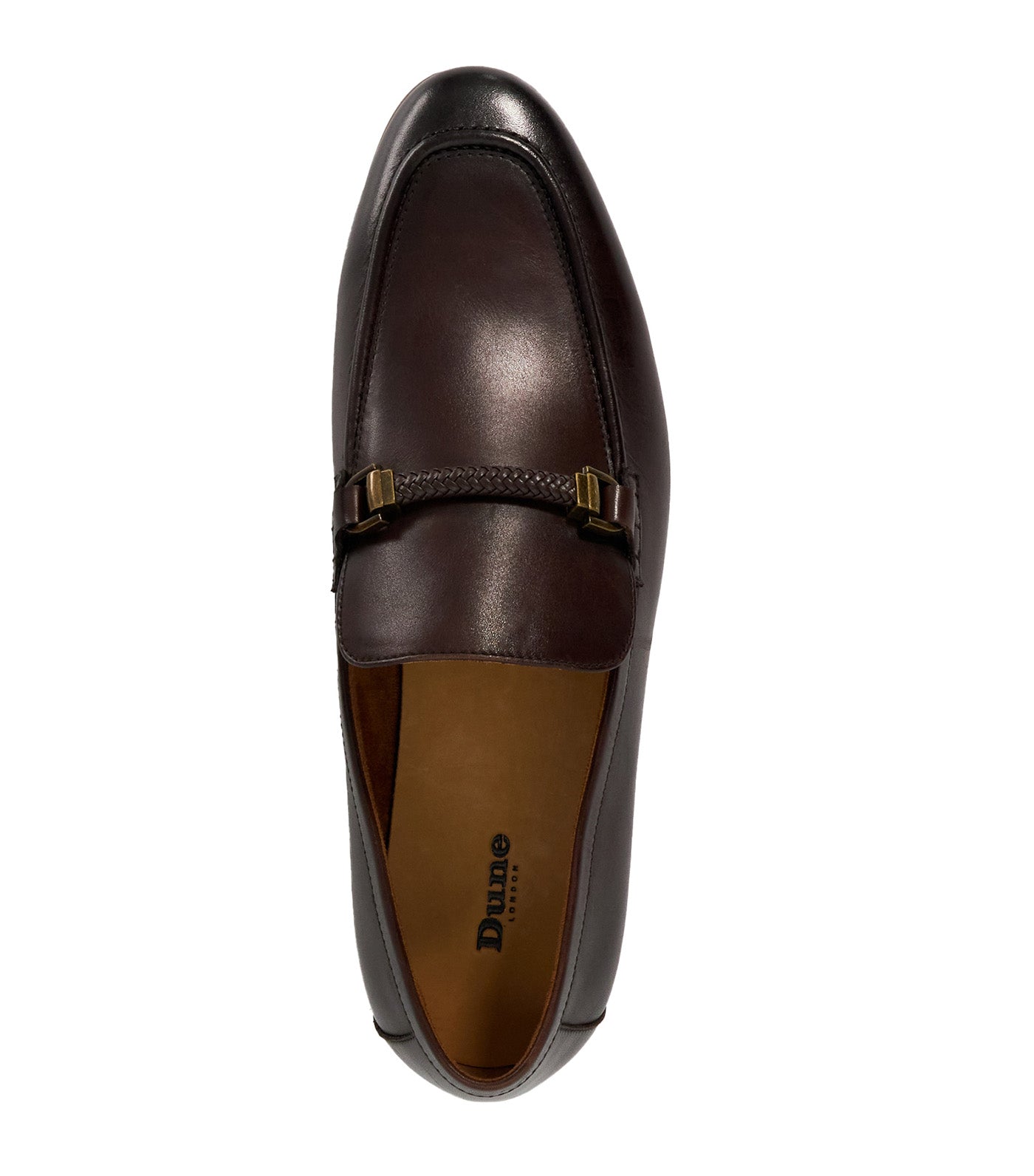 Scilly Woven Trim Loafer Brown