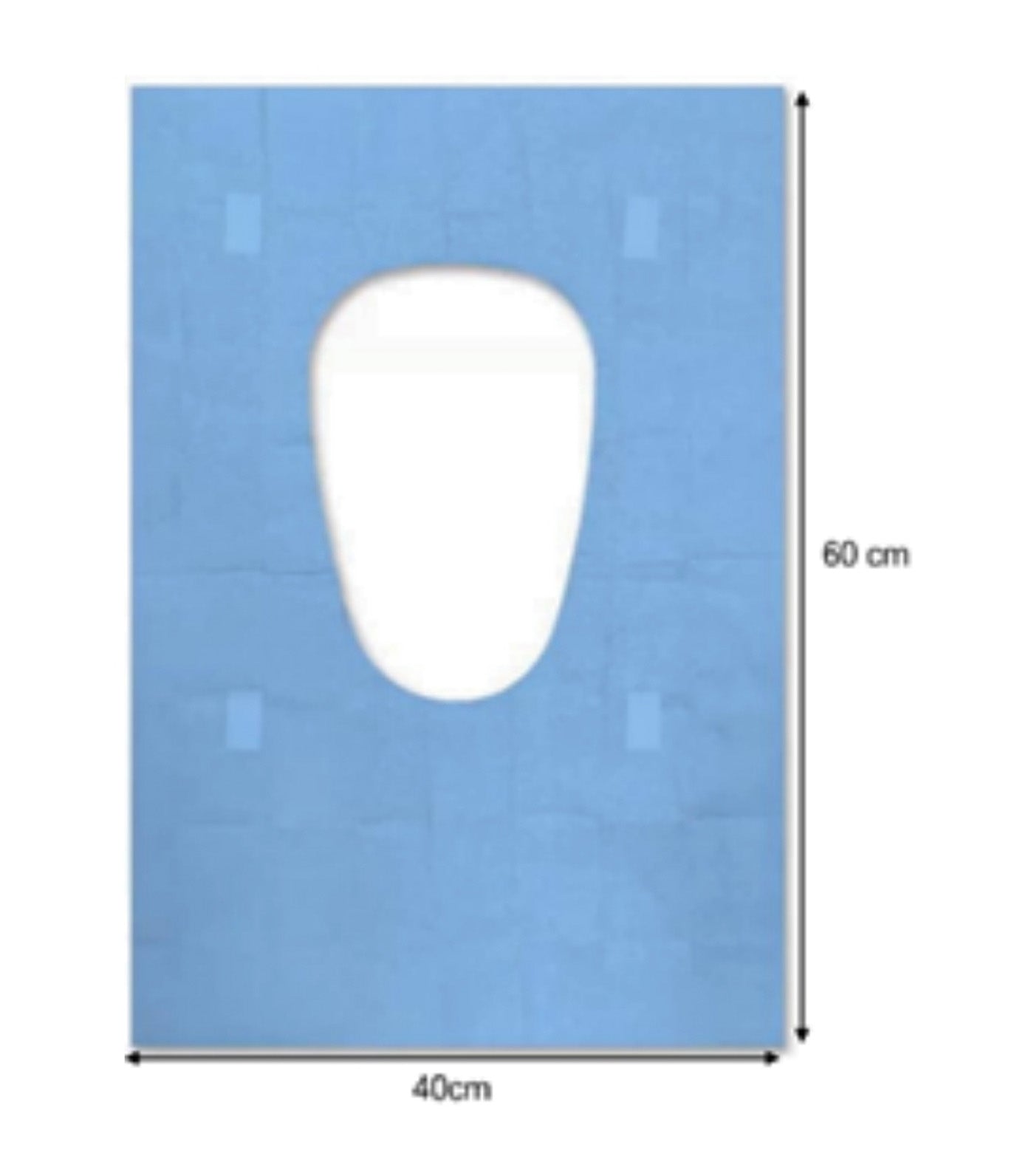 Disposable Toilet Seat Liner Blue