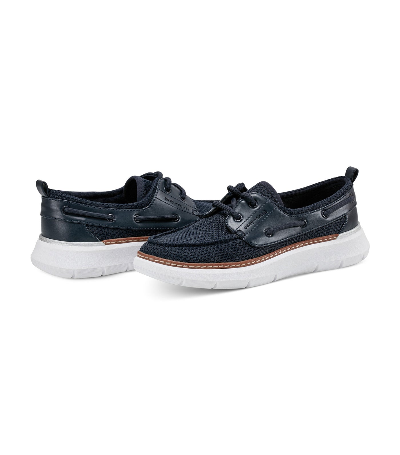 Charter Casual Boat Shoes Dark Blue