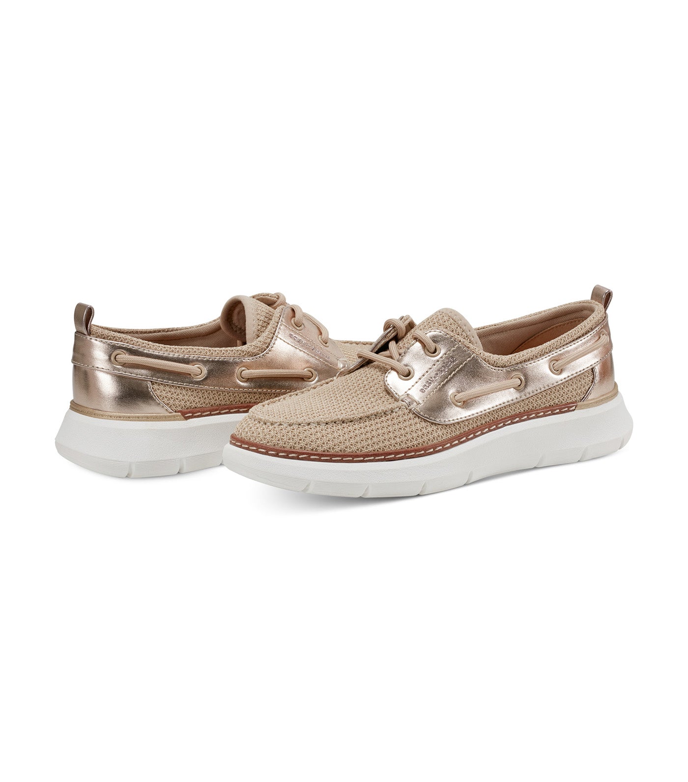 Charter Casual Boat Shoes Light Natural