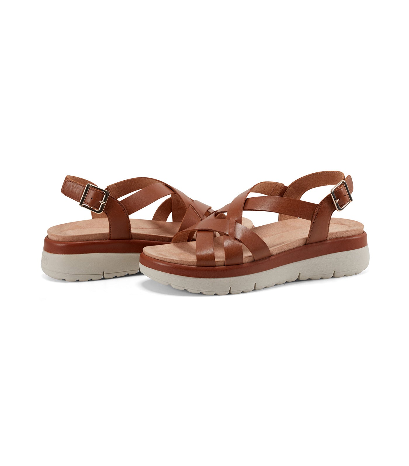 Indie Strappy Sandals Medium Brown