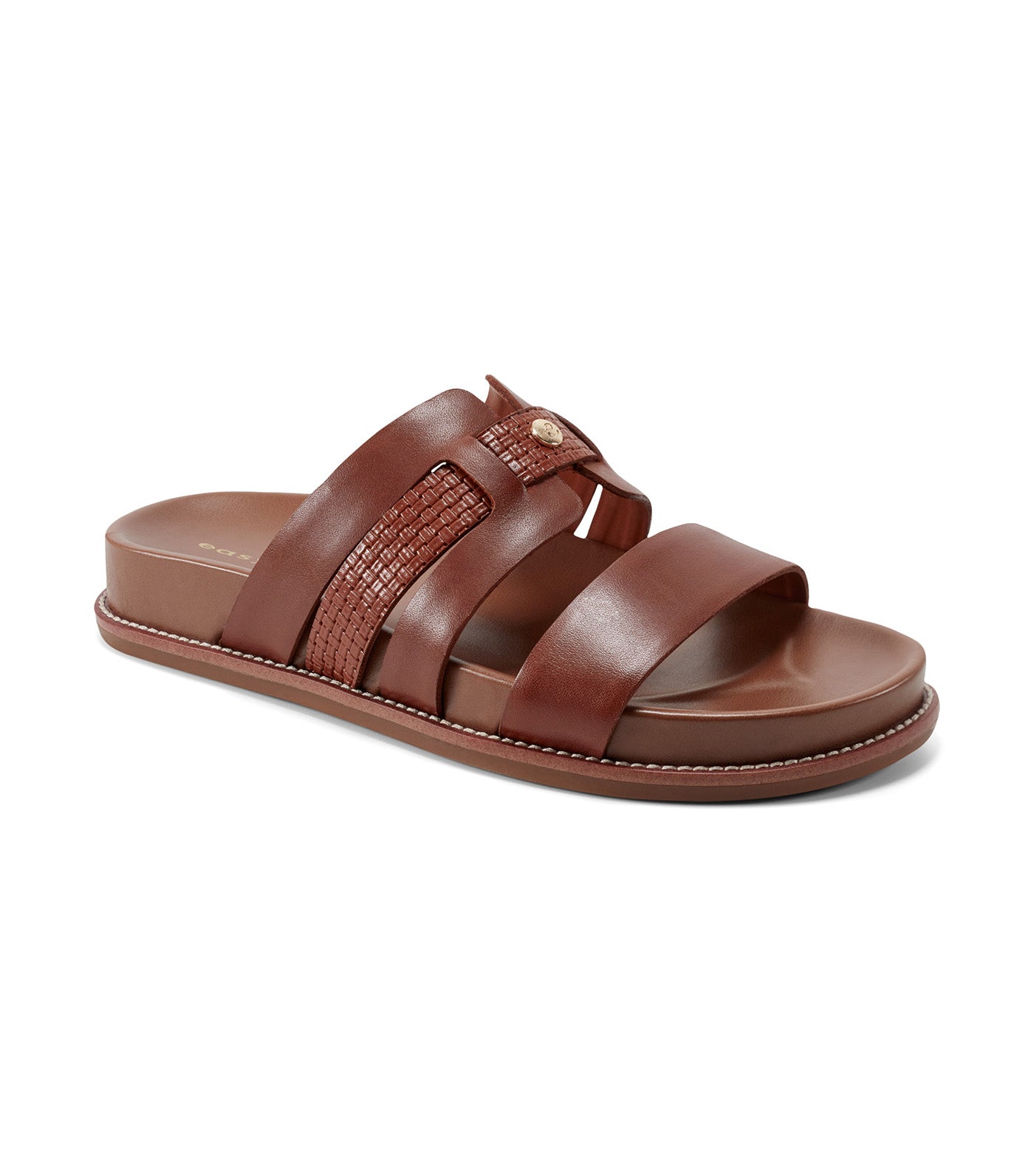 Trevin Slide Sandals Medium Brown
