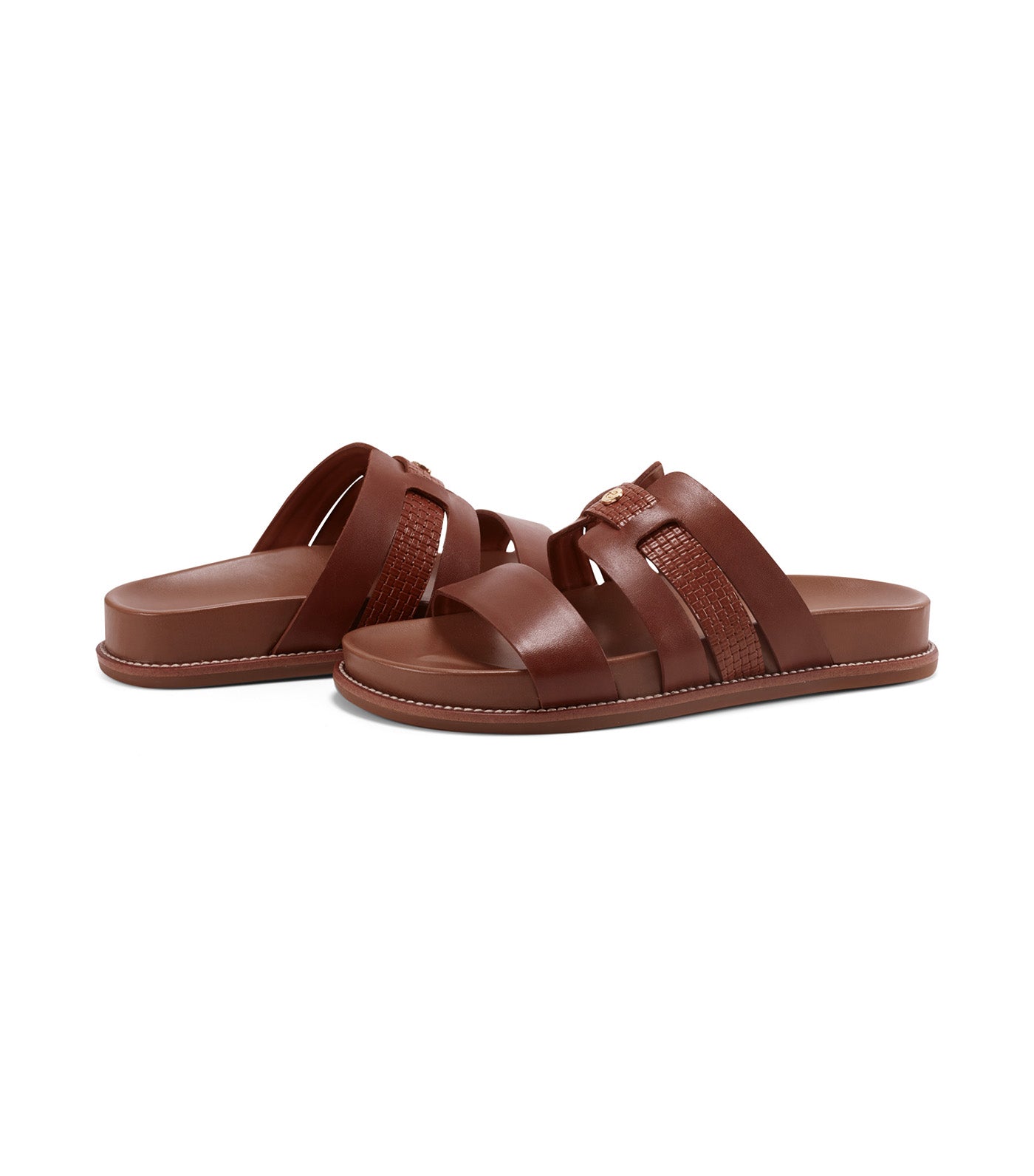 Trevin Slide Sandals Medium Brown