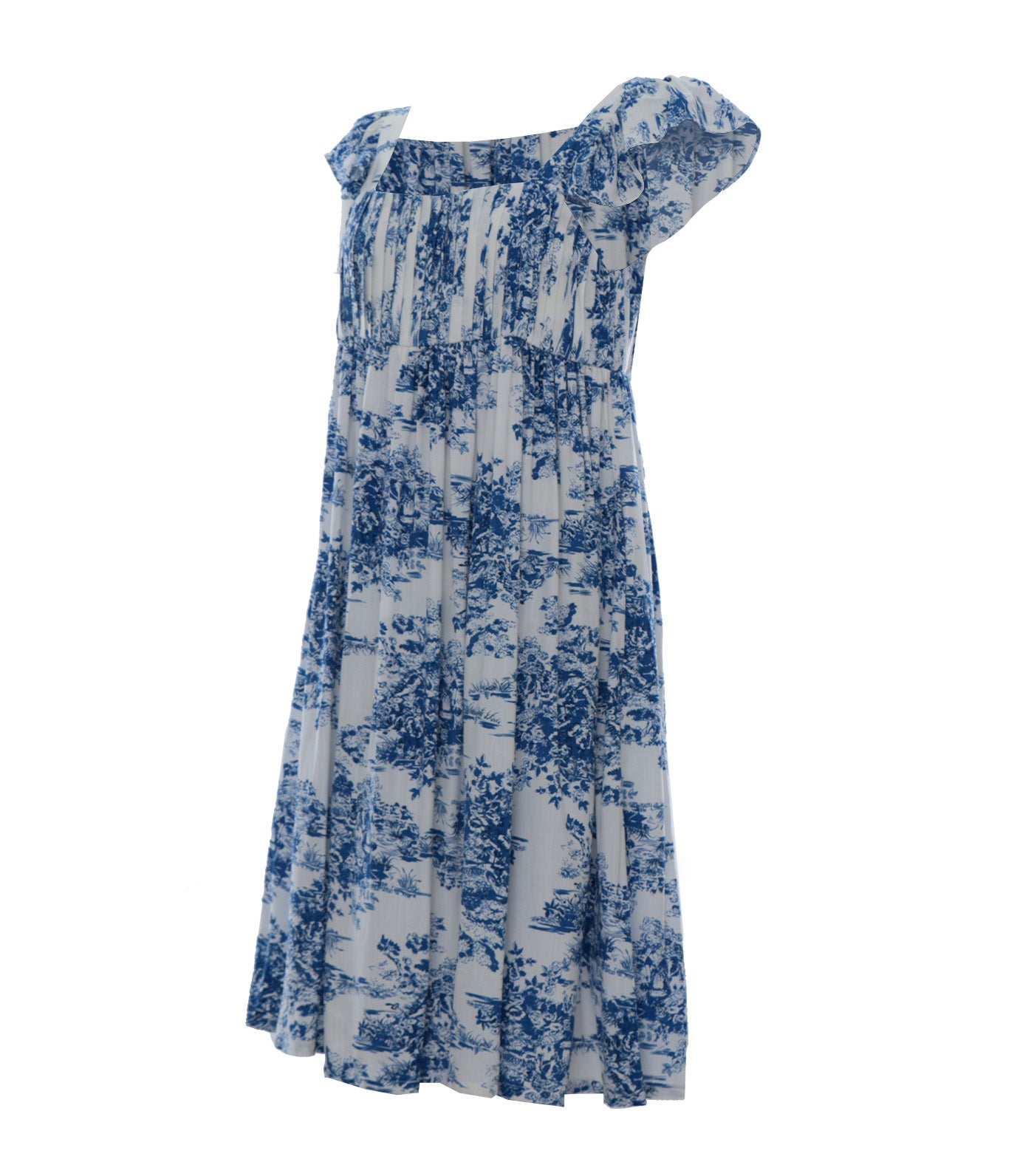 Erena Housedress Printed Brown Multi