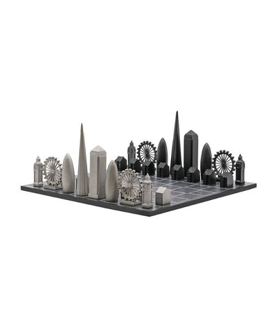 Skyline Chess Stainless Steel Set - London Edition