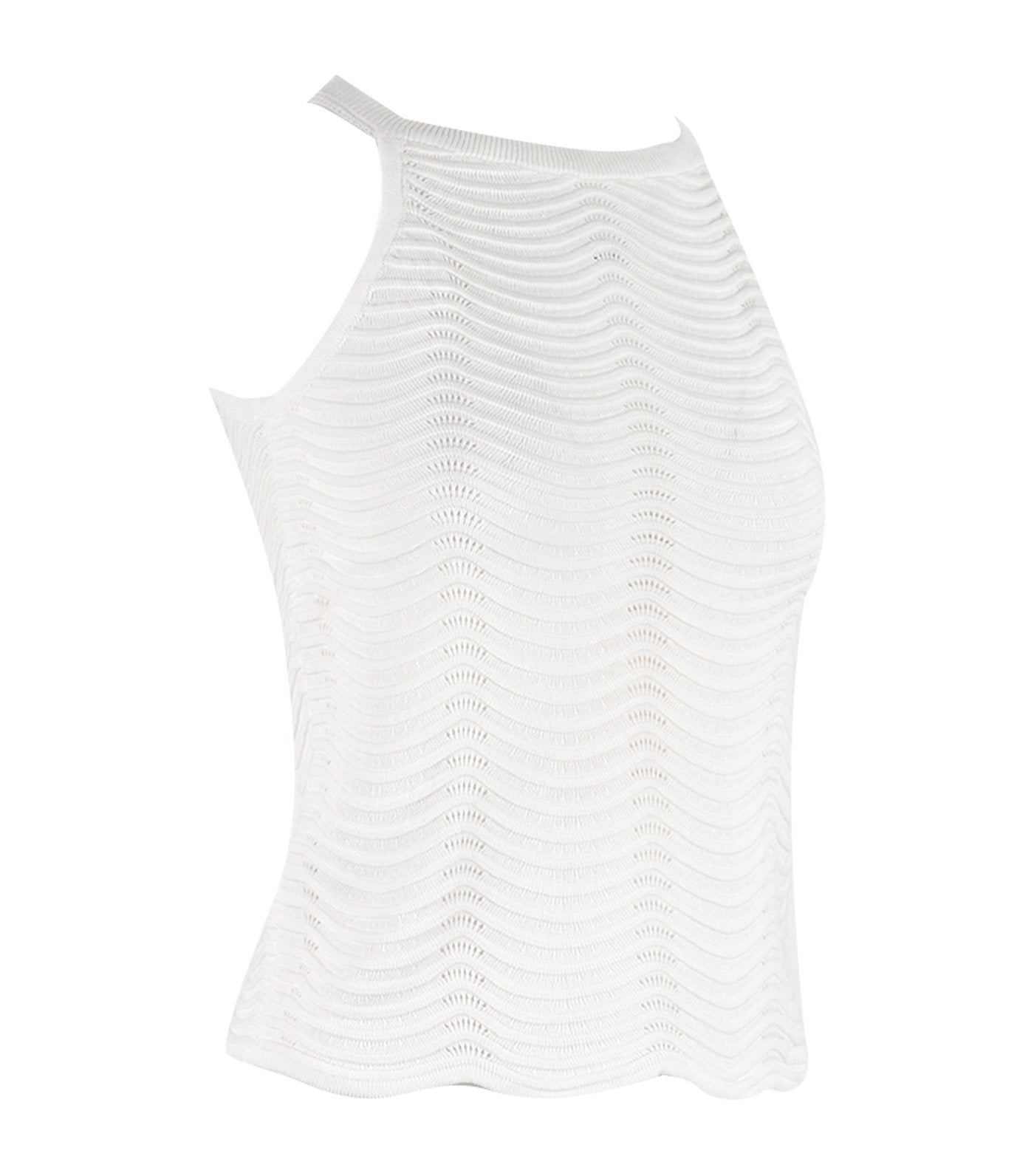 Heidi Knitted Blouse White