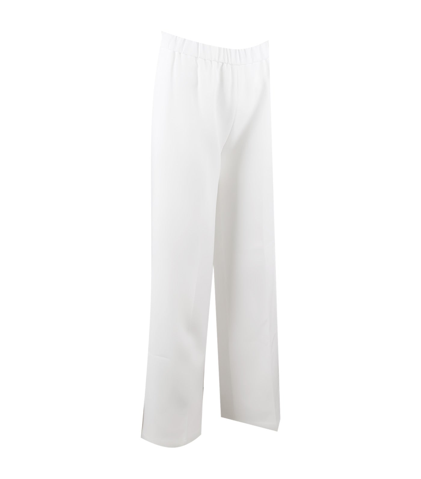 Meca Pants With Elastic Waistband Off White