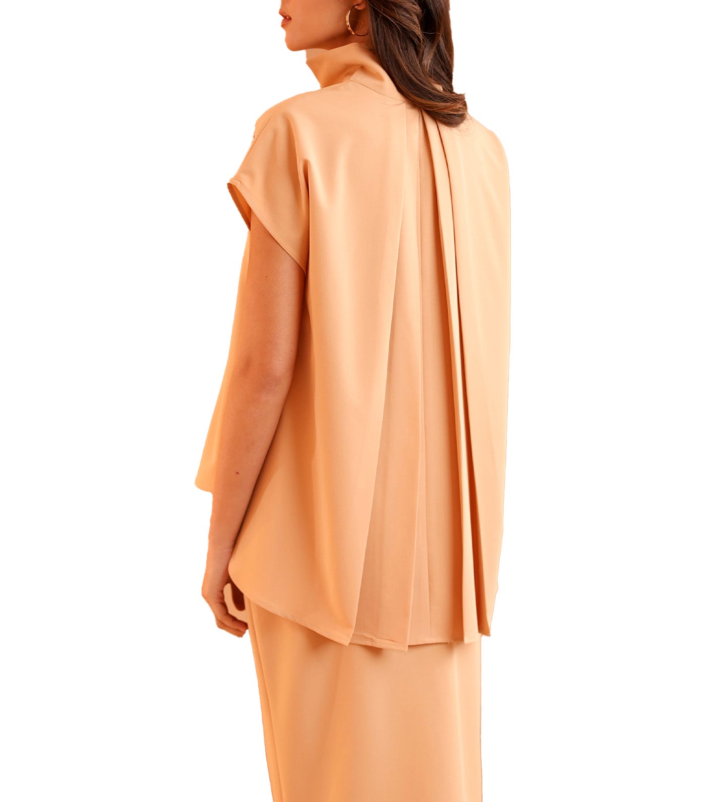 Vee Blouse Light Brown