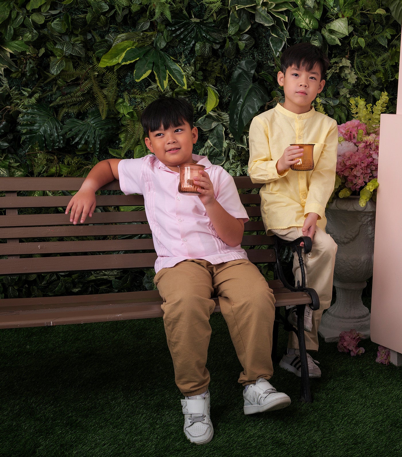 Albert Long Sleeve Button Up Shirt Yellow