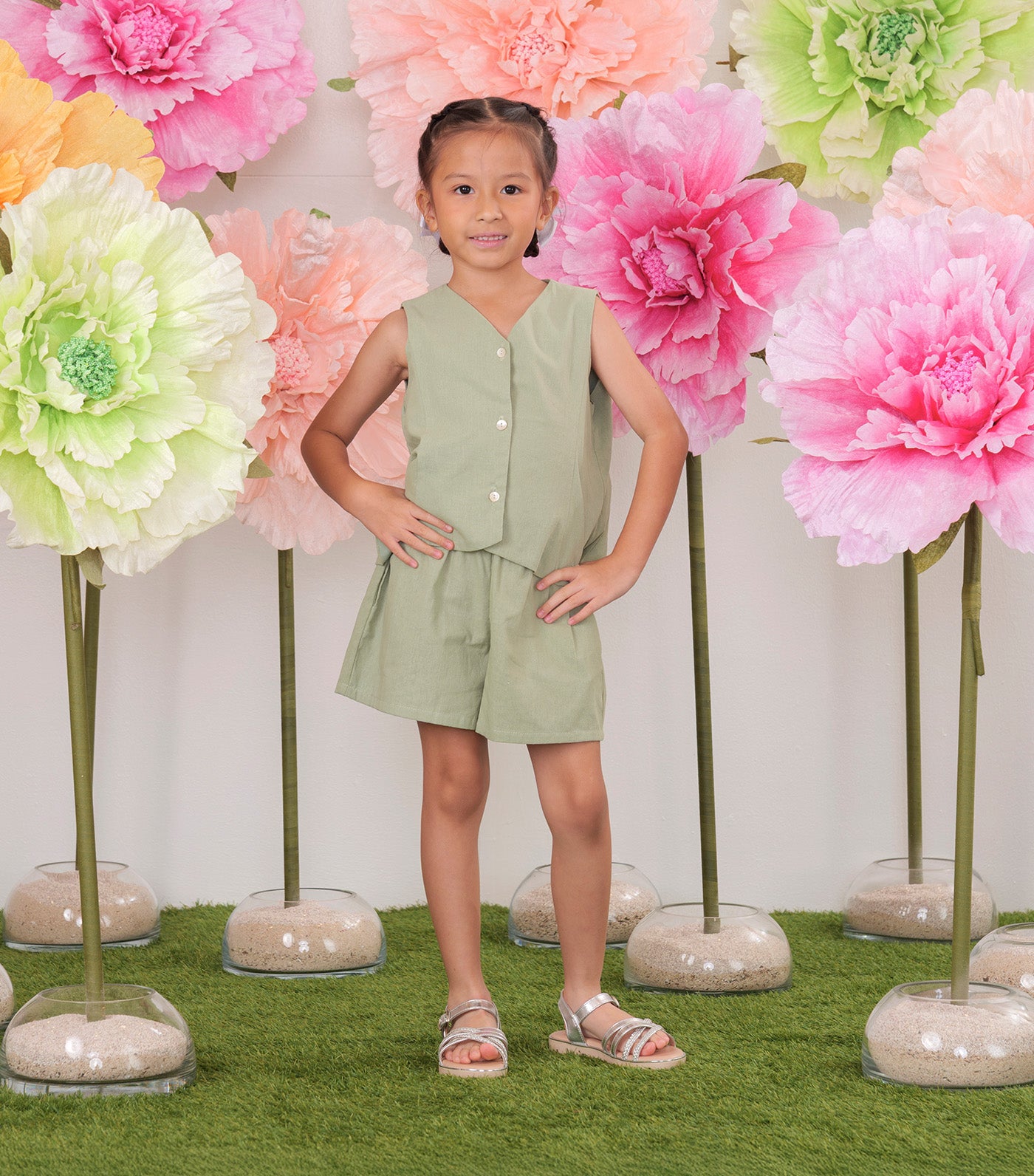 Amira Vest Top Olive