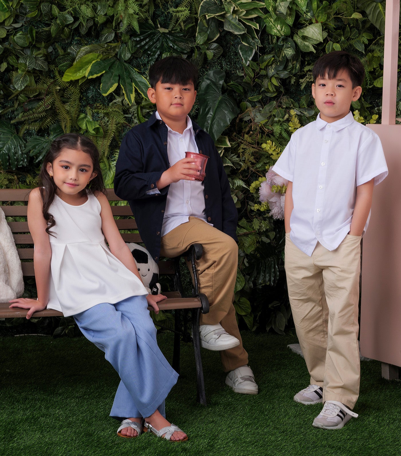 August Basic Button Up Shirt White