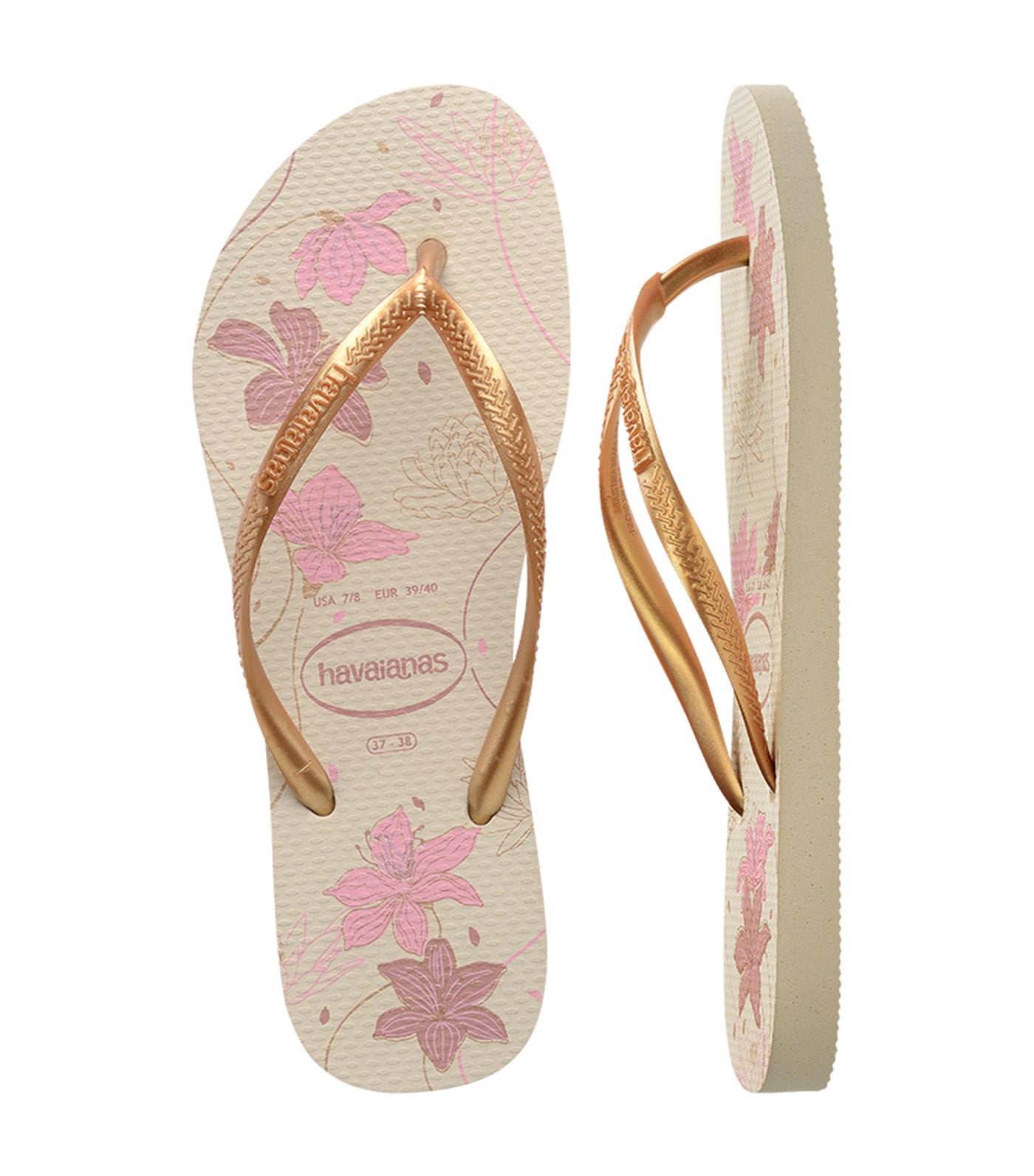 Slim Organic Flip Flops