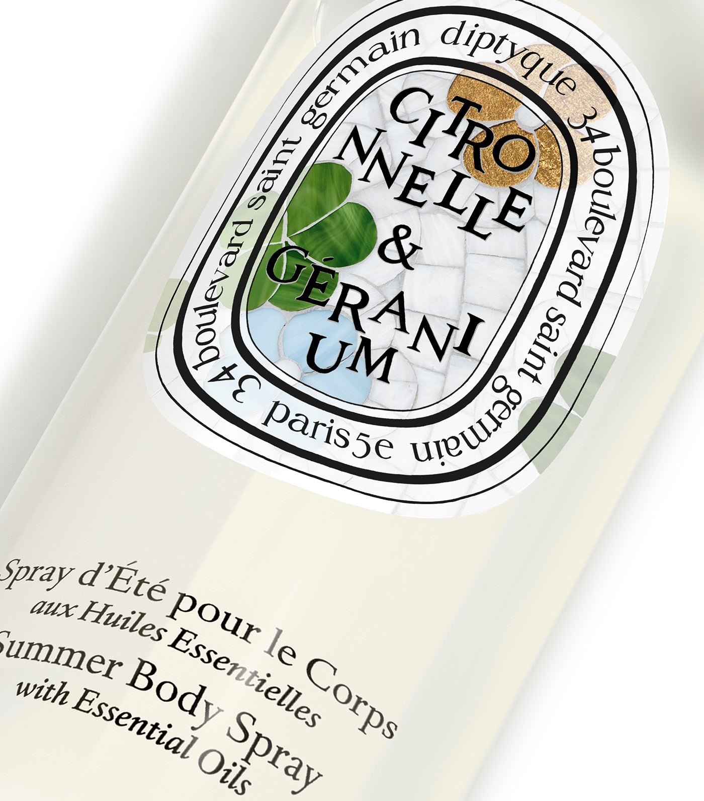 Citronnelle & Géranium Body Spray