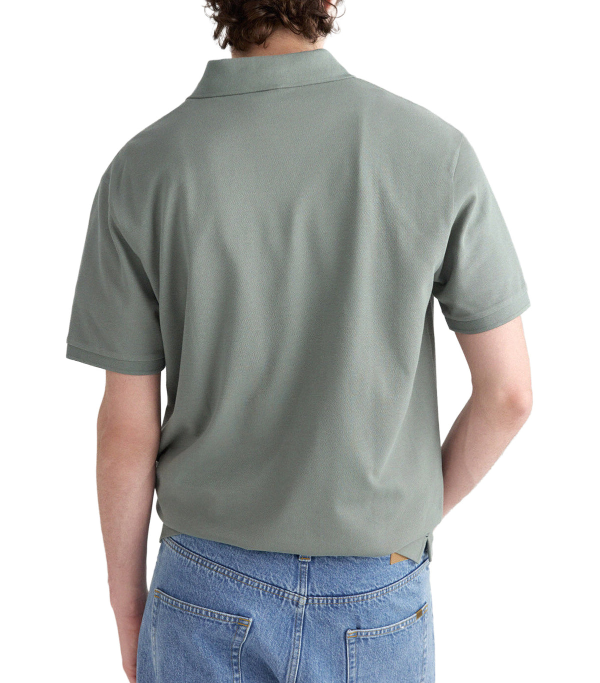 Basic Piqué Polo Shirt Green