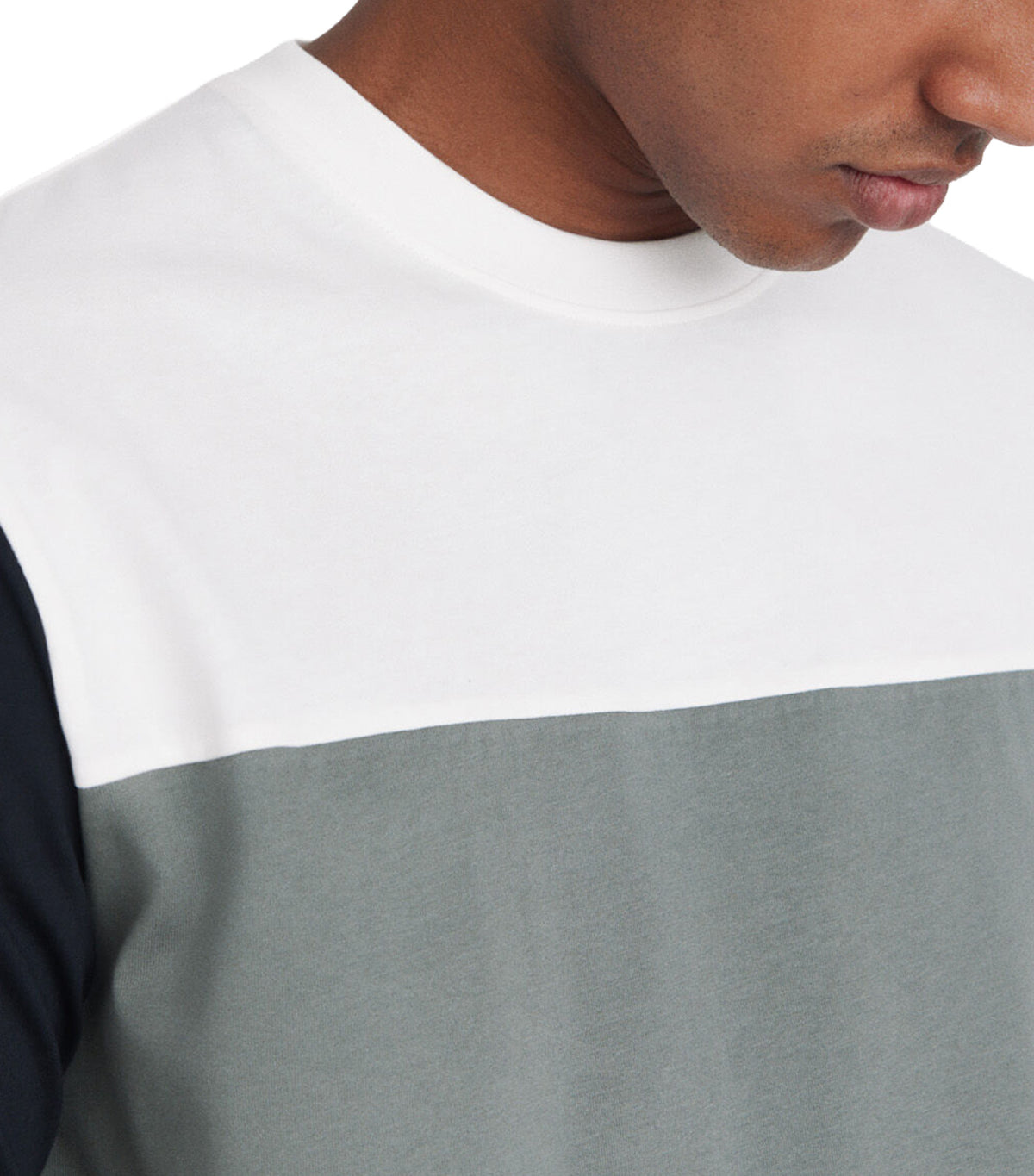 Color Block T-Shirt Green