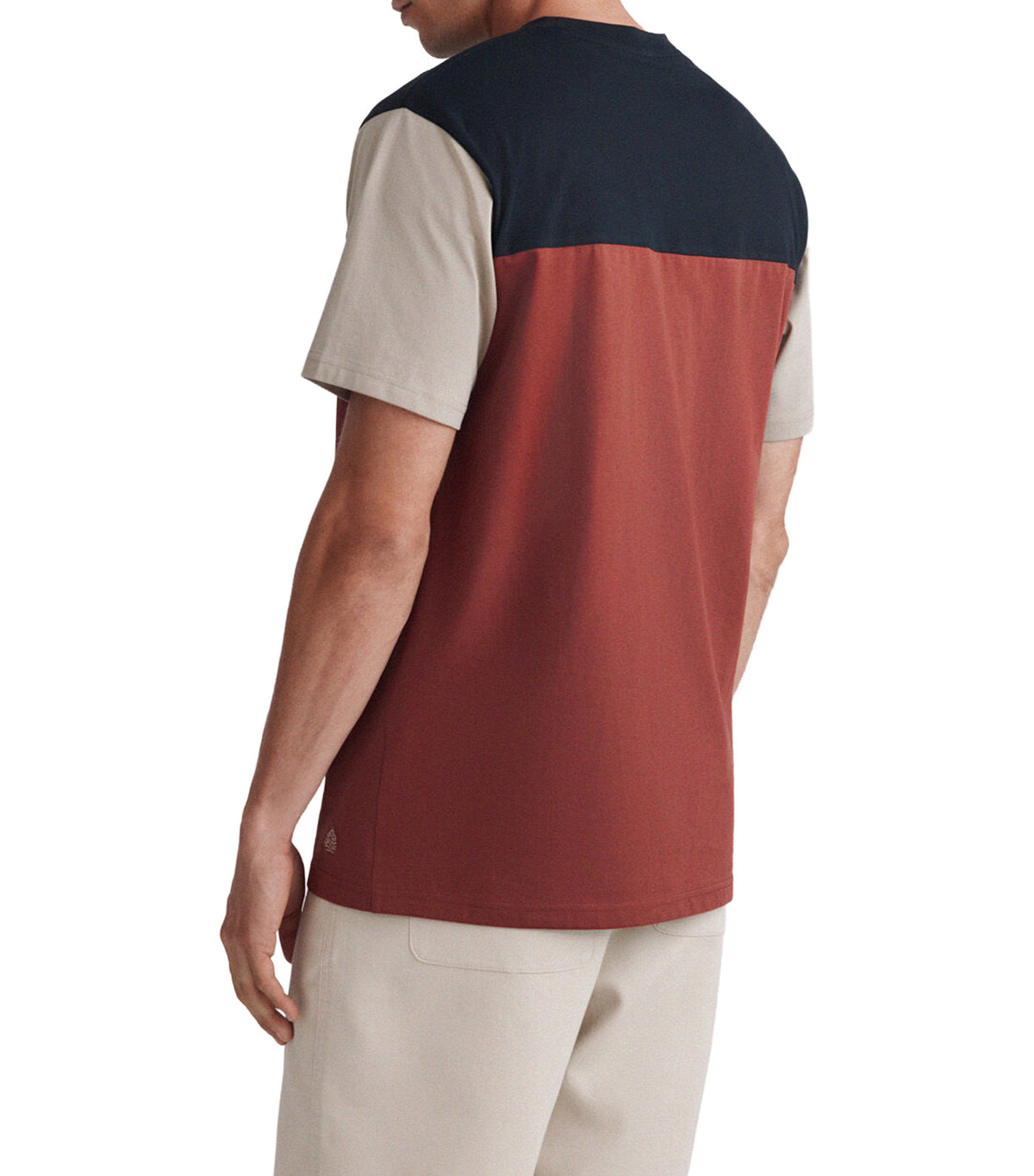 Color Block T-Shirt Orange