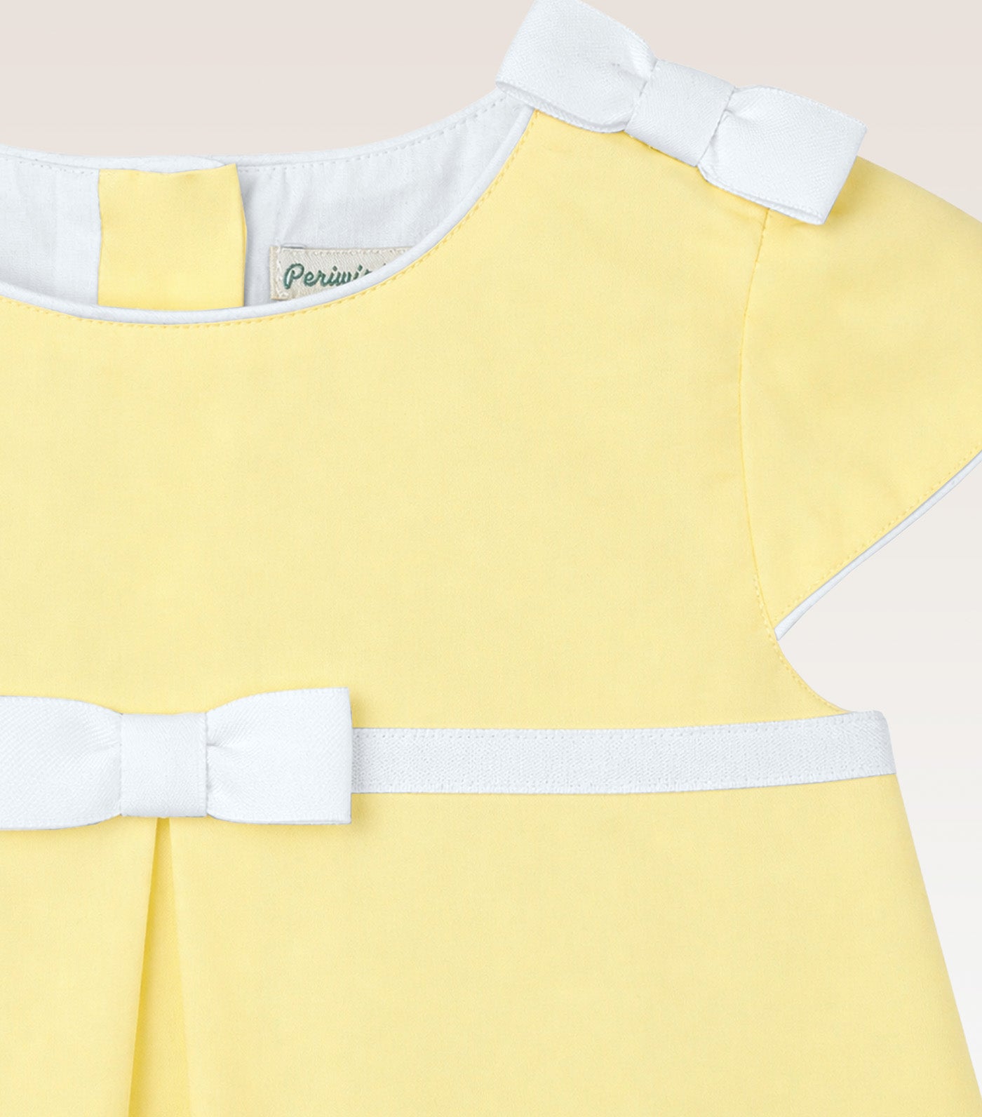 Periwinkle Adeline Baby Girls Shift Dress Yellow