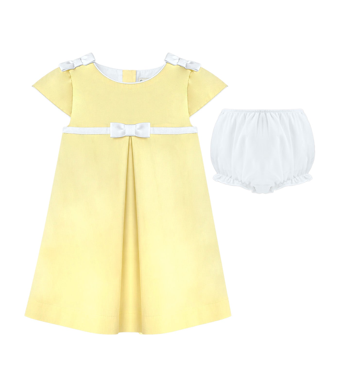 Periwinkle Adeline Baby Girls Shift Dress Yellow