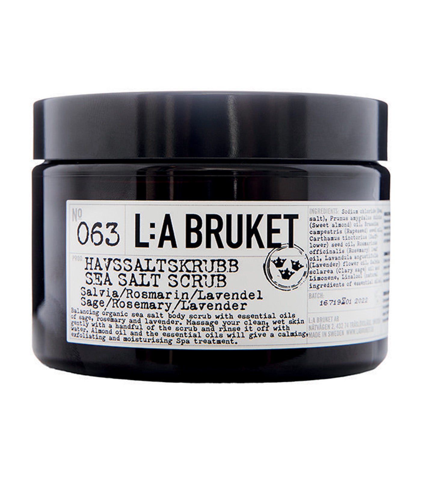 063 Sea Salt Scrub Sage/Rosemary/Lavender