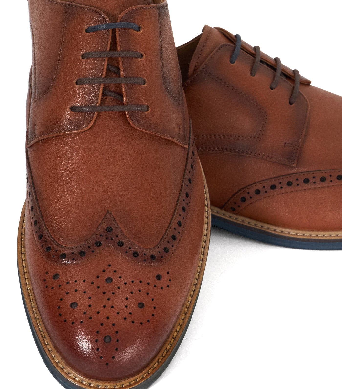 Stanford Brogue Lace Up Contemporary Tan