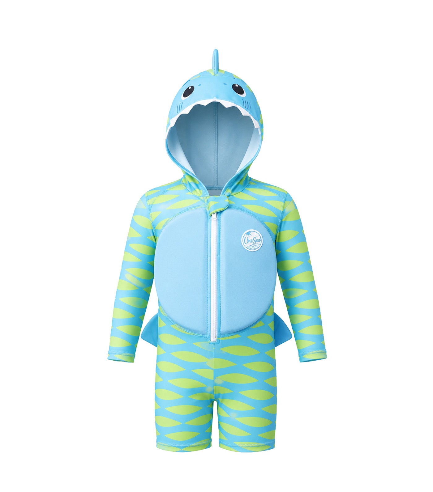 Onesea Shark Suit Set Blue/Green