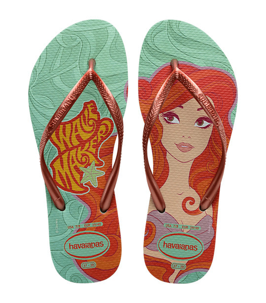 Slim Princesas Flip Flops Clay